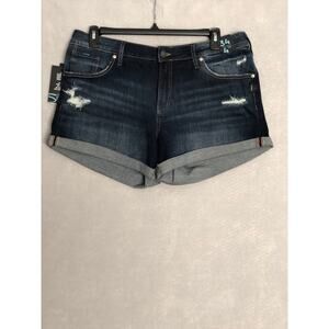 Silver Jeans Co. Boyfriend Shorts in Indigo Women's Size 33 NEW